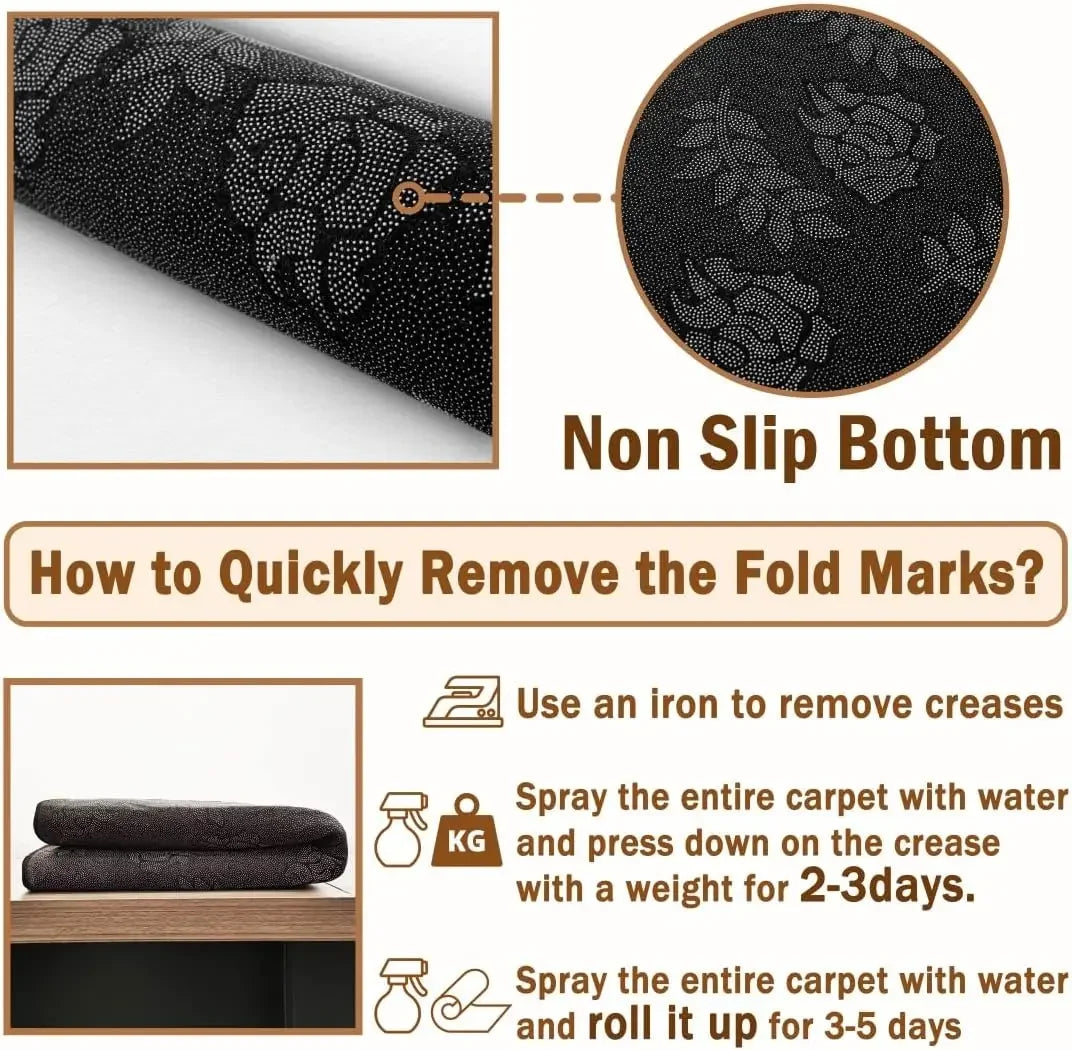 VIKAMA Cartoon Polyester Soft Carpet for Home and Gaming