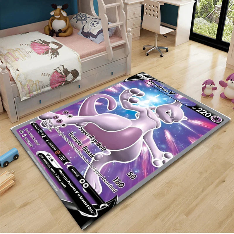 Pikachu Area Carpet Kids Rug for Living Room Decor