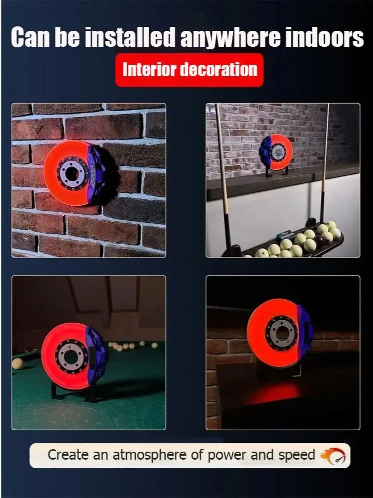 LED Brake Disc Atmosphere Light Handmade Ornament