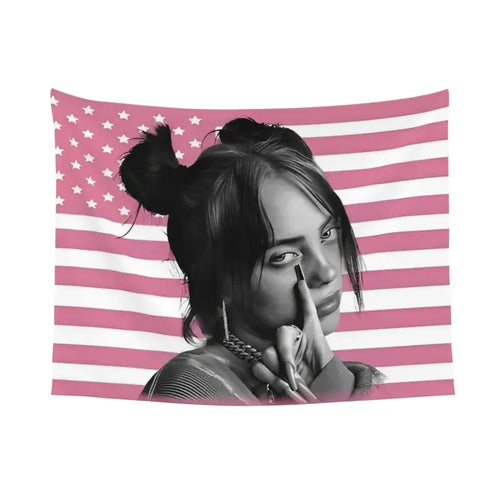 American Flag Hippie Tapestry 100% Polyester Wall Hanging