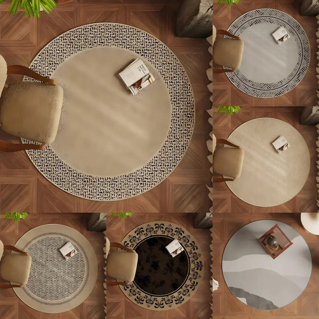 VIKAMA Japanese Wabi-sabi Style Sofa Carpet Rug Cushion
