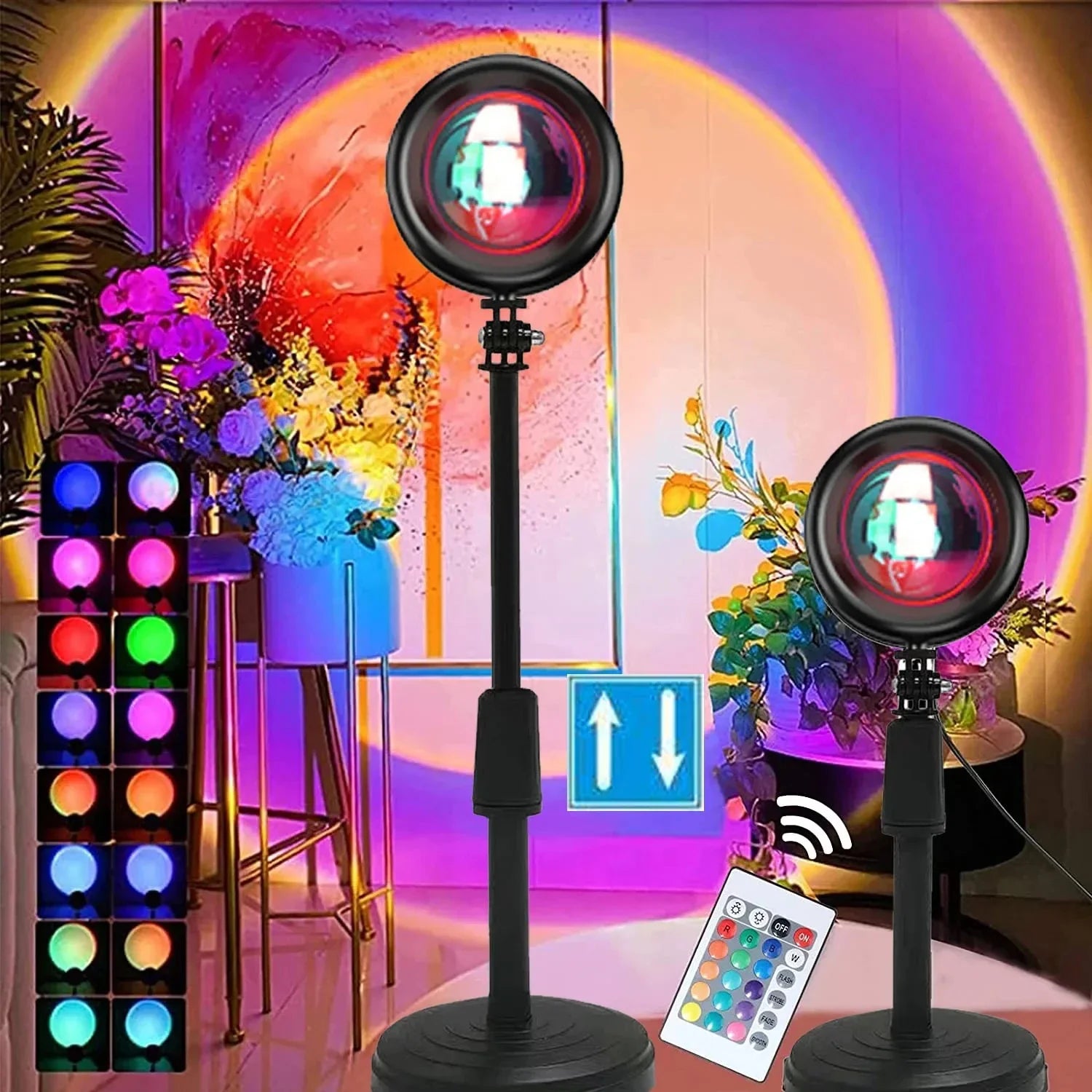 Rainbow Atmosphere Lamp with Aluminum Body