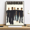 R-Radiohead Band Rainbow Canvas Poster for Home Decoration