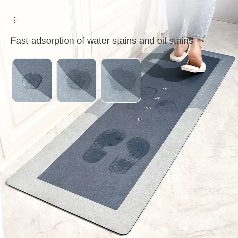 Kitchen Waterproof Non-Skid Absorbent Mat 40x160cm