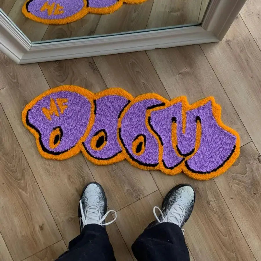 Thick Plush MF DOOM Carpet for Modern Living Room