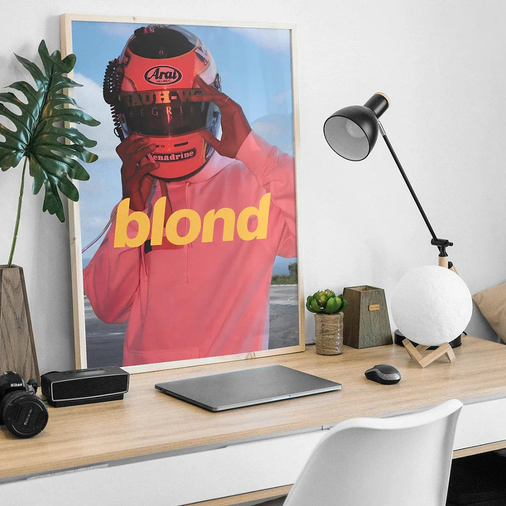 Frank Ocean Canvas Wall Art for Living Room Decor