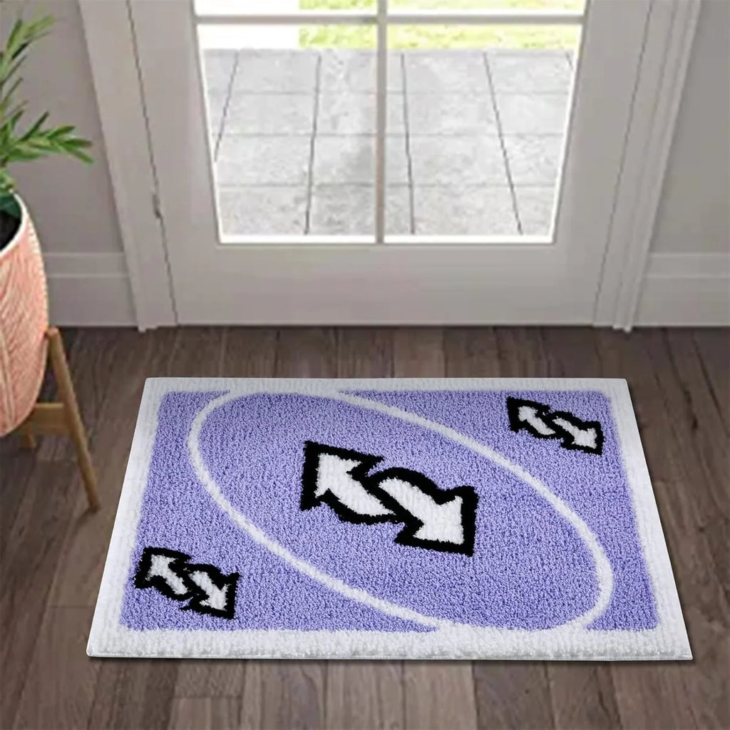 VIKAMA Faux Cashmere Bathroom Absorbent Floor Mat