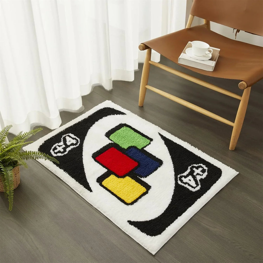 VIKAMA Faux Cashmere Bathroom Absorbent Floor Mat