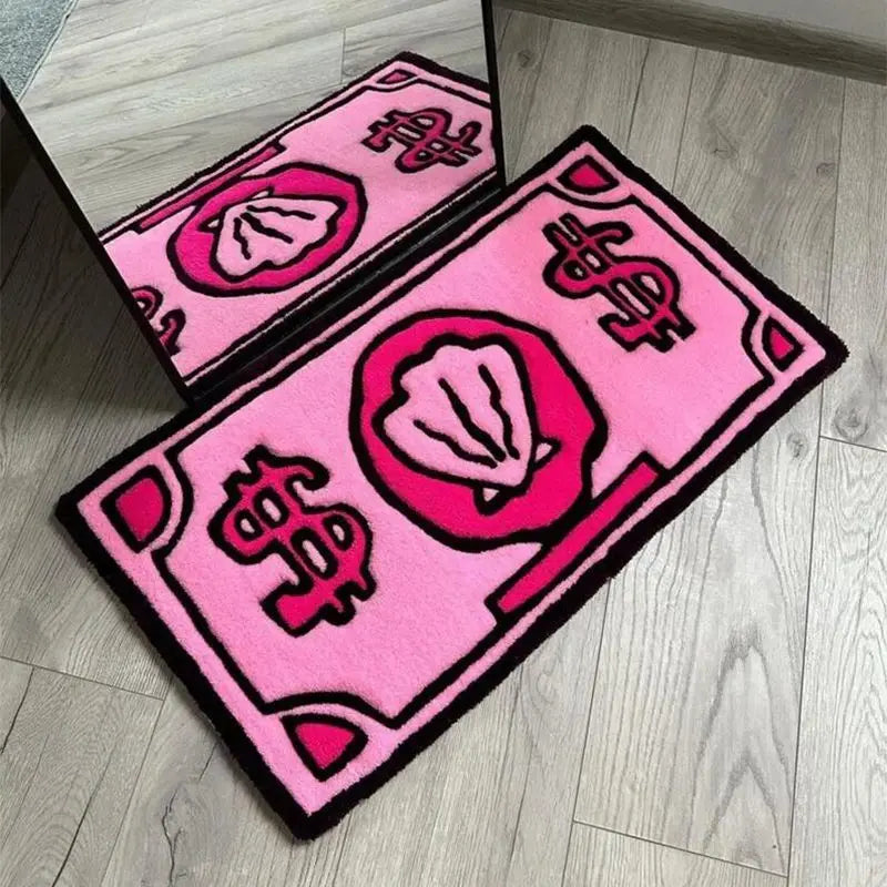 Coin Decorative Polyester Door Mat for Home Use