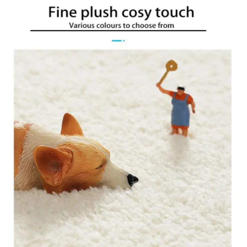 VIKAMA Non-slip Polyester Bathroom Mat for Home Decor