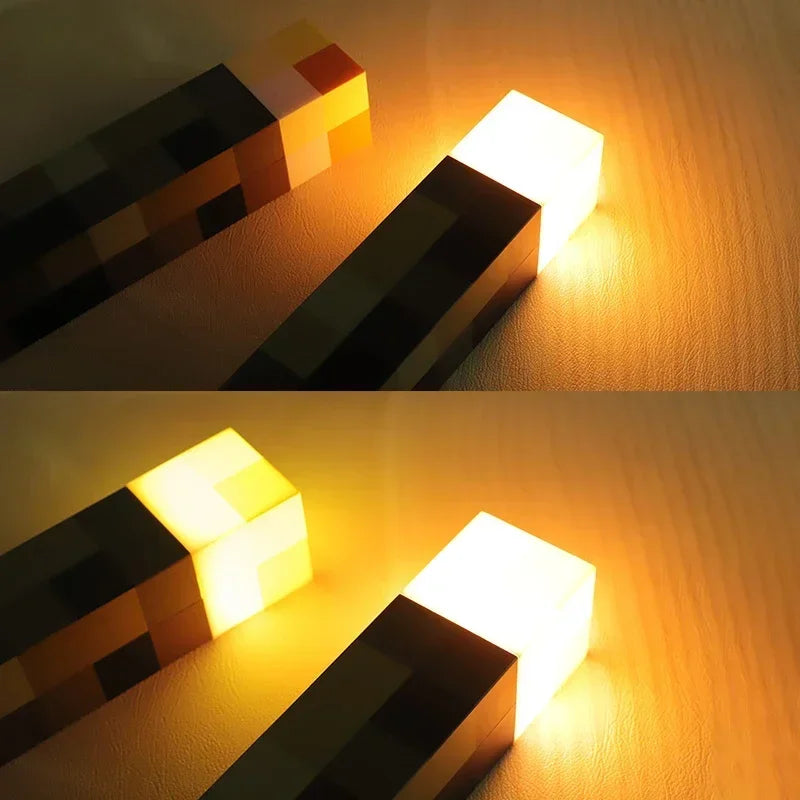 11.5 Inch LED Torch Night Light USB Rechargeable Table Lamp