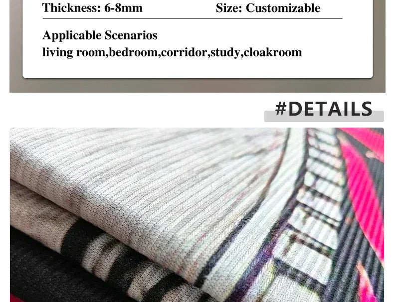 Non-slip US Dollar Bedroom Carpet Wear-resistant Mat