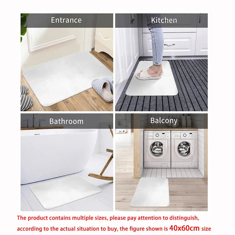 Mr.Worldwide Non Slip Polyester Doormat for Entryway