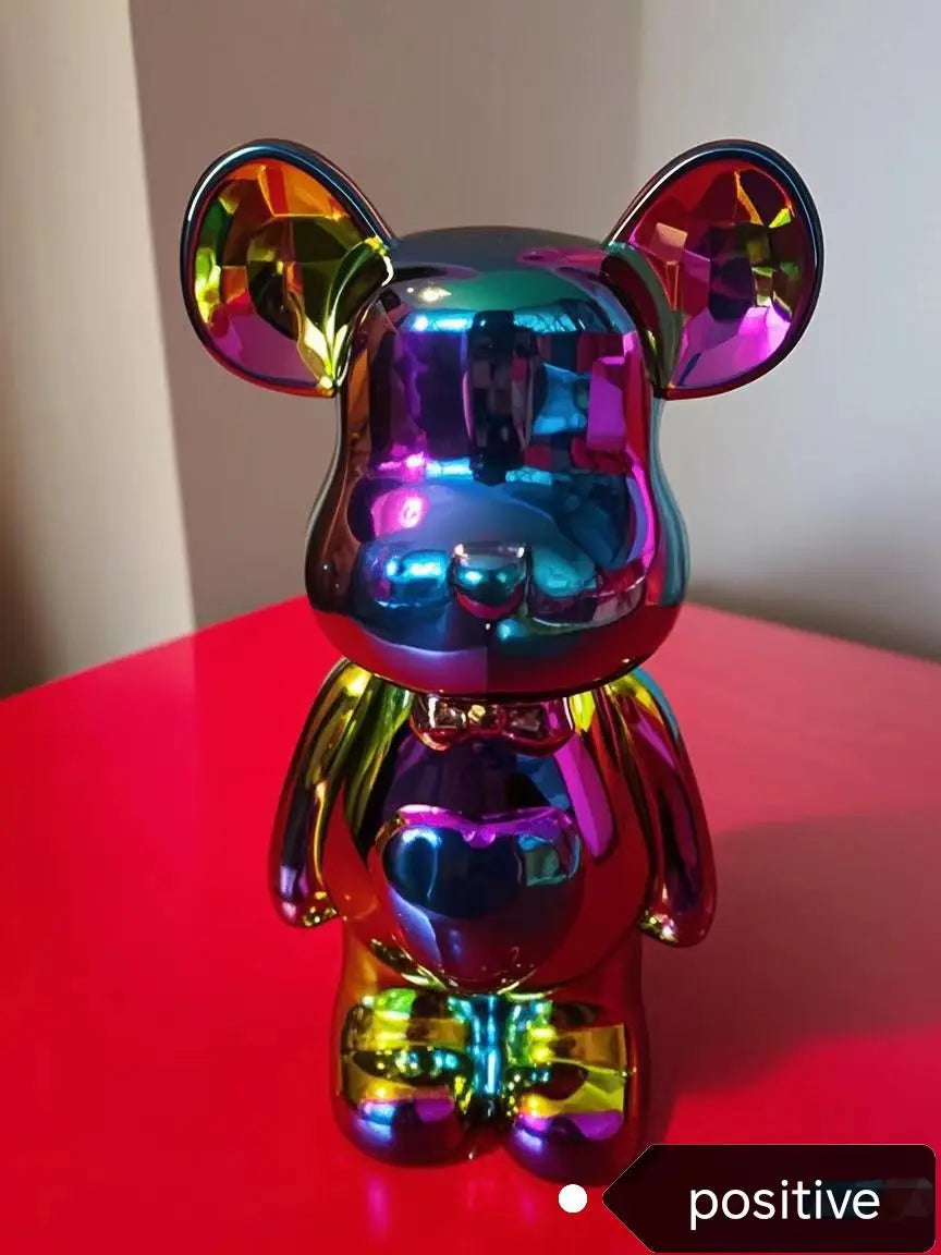Ceramic Bear Brick Teddy Bear Sculpture Home Decor
