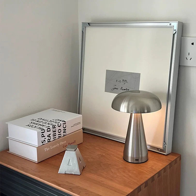 Mushroom LED Table Lamp Touch Sensor Rechargeable