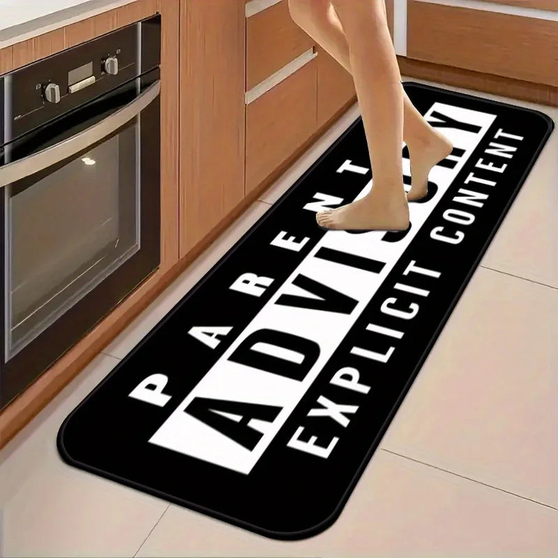 VIKAMA Machine Washable Polyester Carpet for Living Room