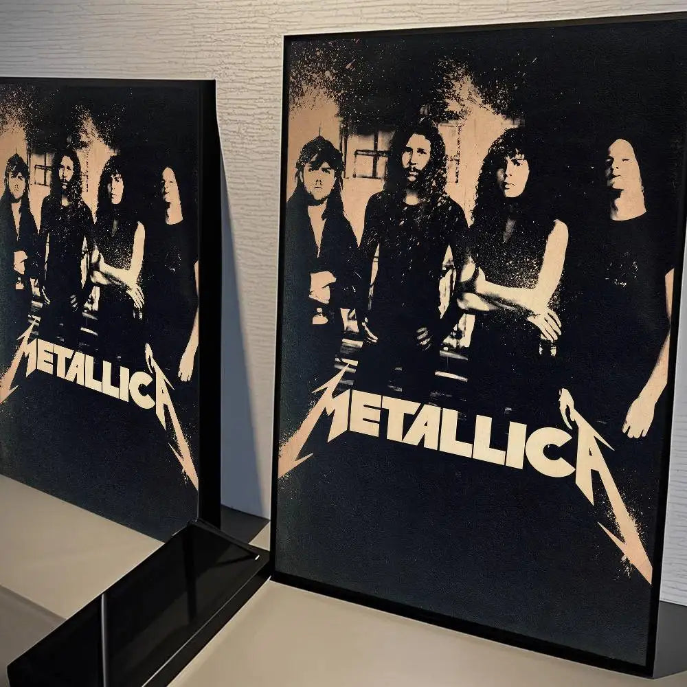 M-METALLICA Band Movie Poster Wall Sticker for Home Decor