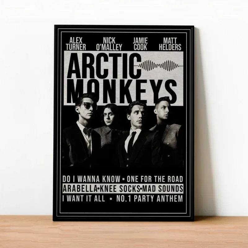 Vintage Arctic Monkeys Canvas Art Posters for Home Decor