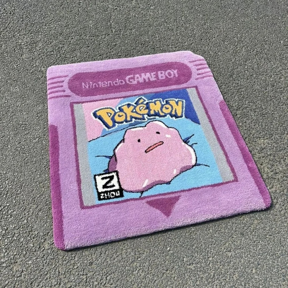Cartoon Pokemon Velvet Carpet Mat for Home Decoration