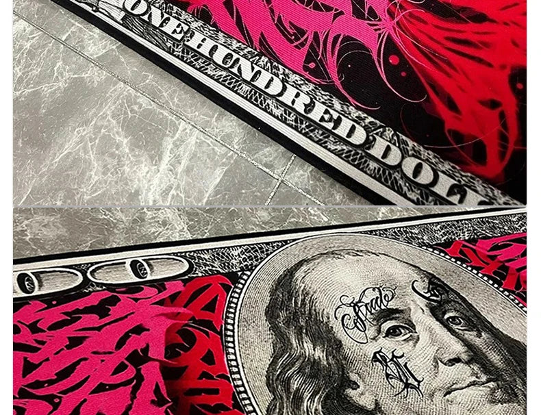 Non-slip US Dollar Bedroom Carpet Wear-resistant Mat