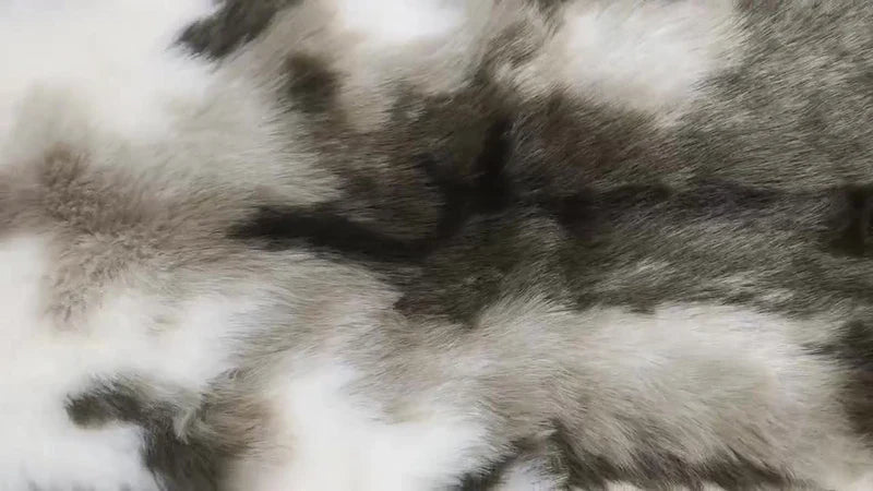 Nordic Faux Fur Reindeer Rug For Kids Play Mat