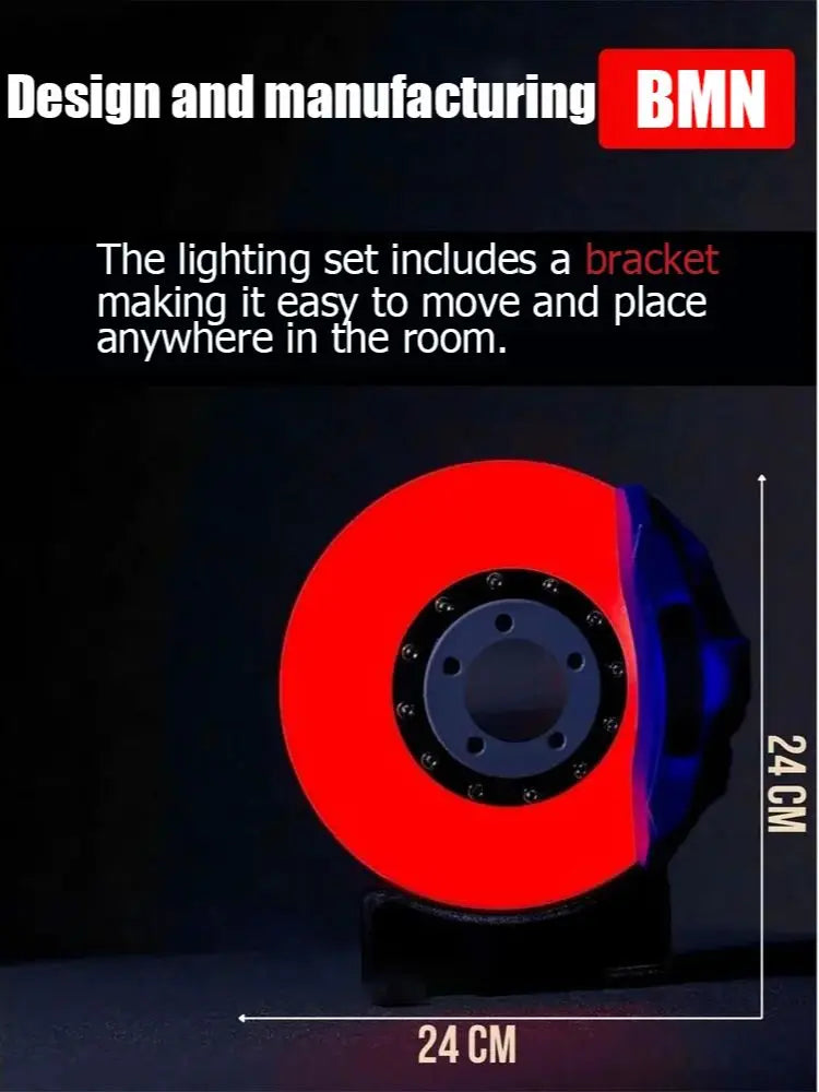 LED Brake Disc Atmosphere Light Handmade Ornament