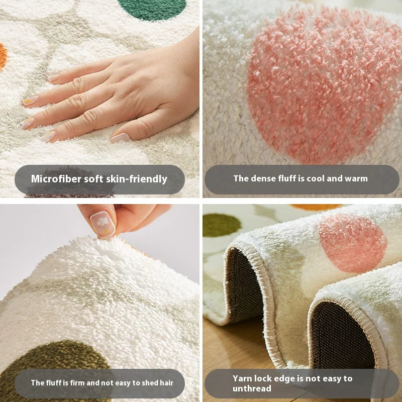 VIKAMA Cartoon Polyester Soft Carpet for Home and Gaming