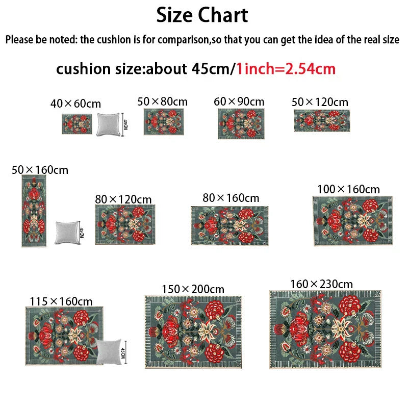 VIKAMA Dollar Striped Rug, Easy-to-Clean Polyester Mat