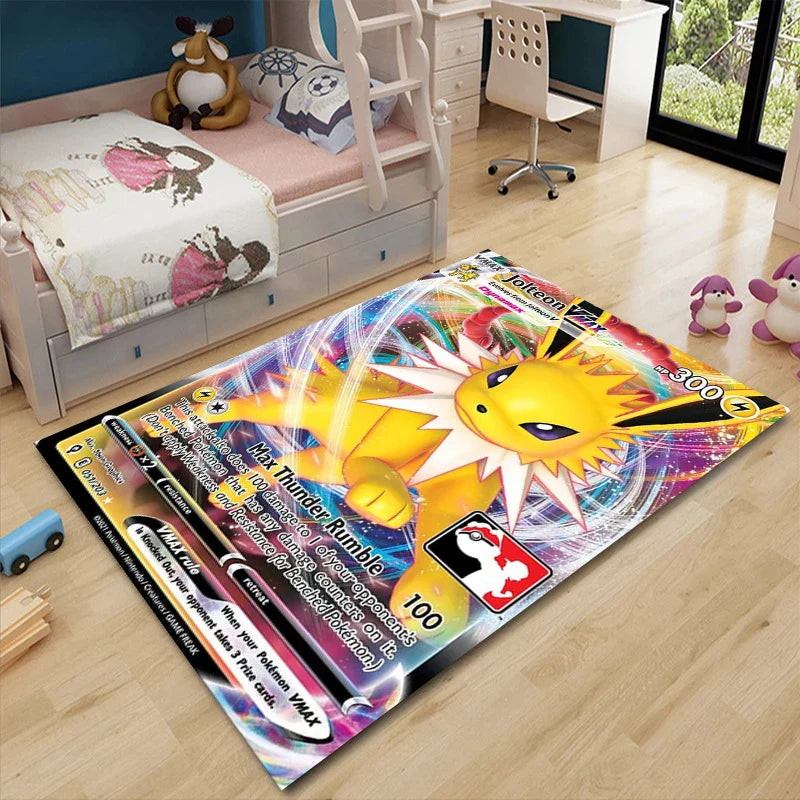 Pikachu Area Carpet Kids Rug for Living Room Decor