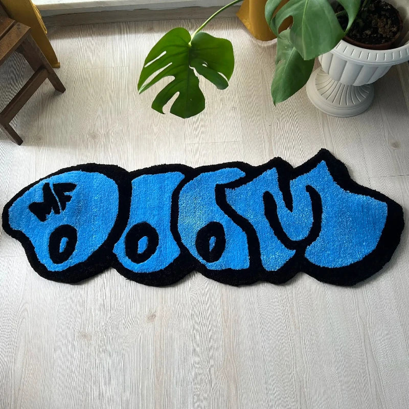 Thick Plush MF DOOM Carpet for Modern Living Room