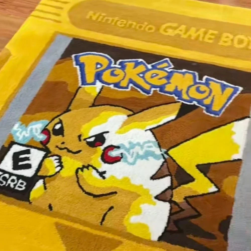 Cartoon Pokemon Velvet Carpet Mat for Home Decoration