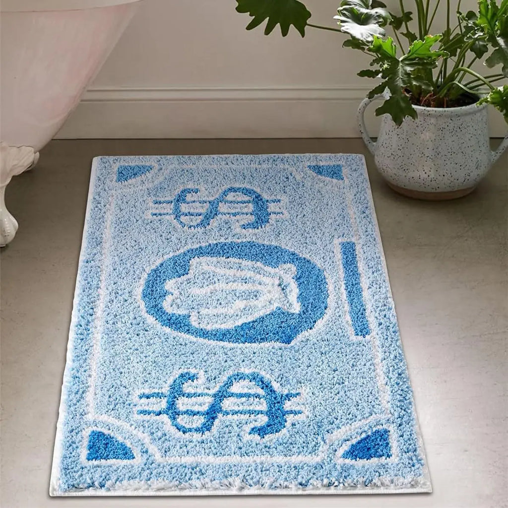 Coin Decorative Polyester Door Mat for Home Use