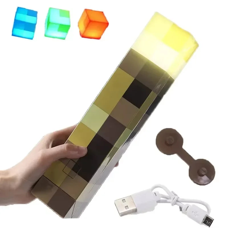 11.5 Inch LED Torch Night Light USB Rechargeable Table Lamp