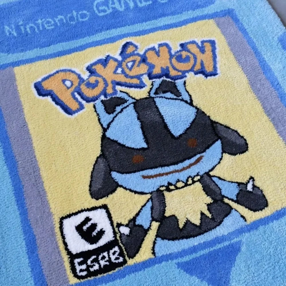 Cartoon Pokemon Velvet Carpet Mat for Home Decoration