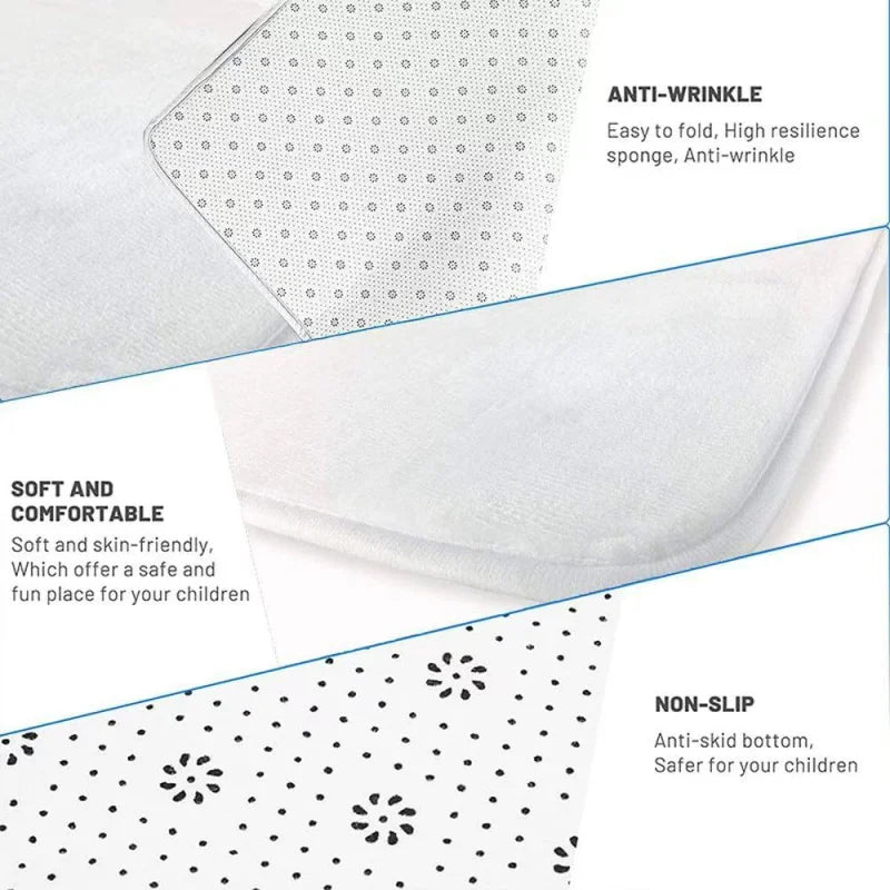 VIKAMA Non-Slip Panda Carpet for Bathroom and Living Room