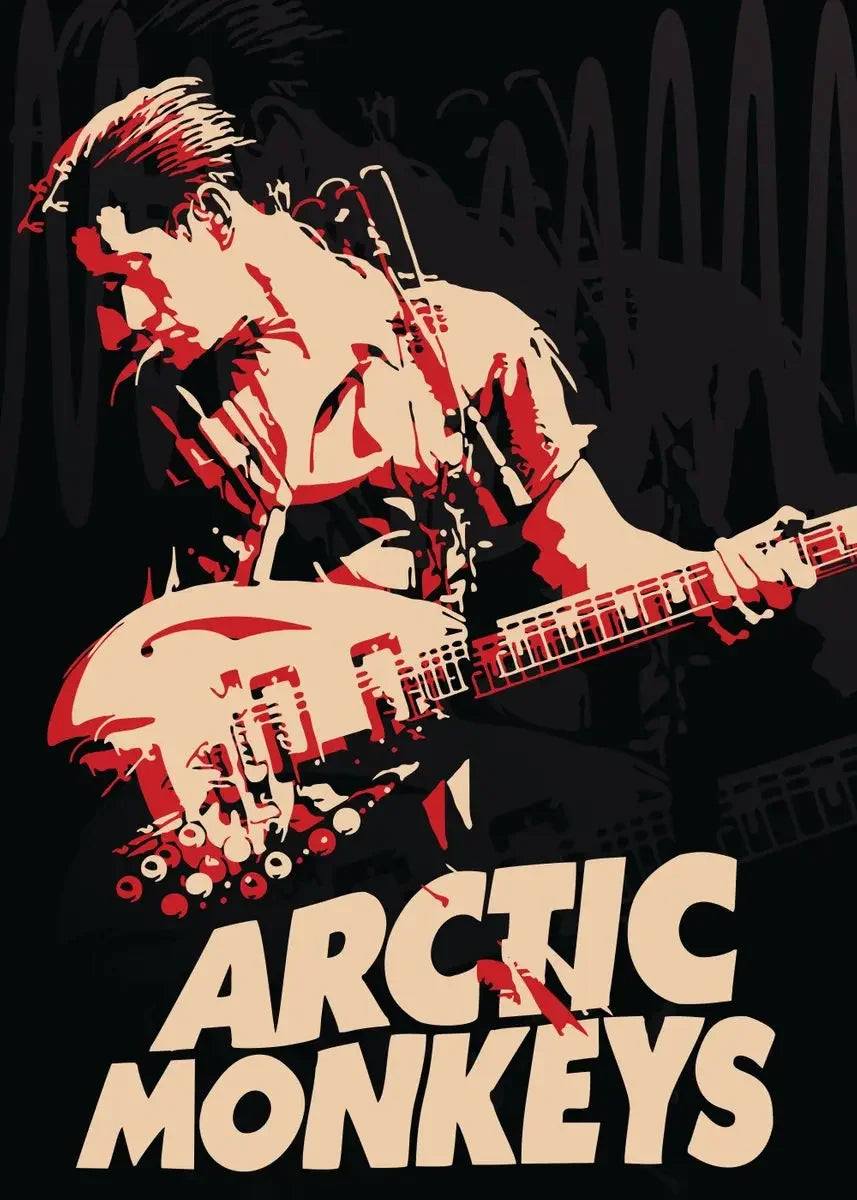 Vintage Arctic Monkeys Canvas Art Posters for Home Decor