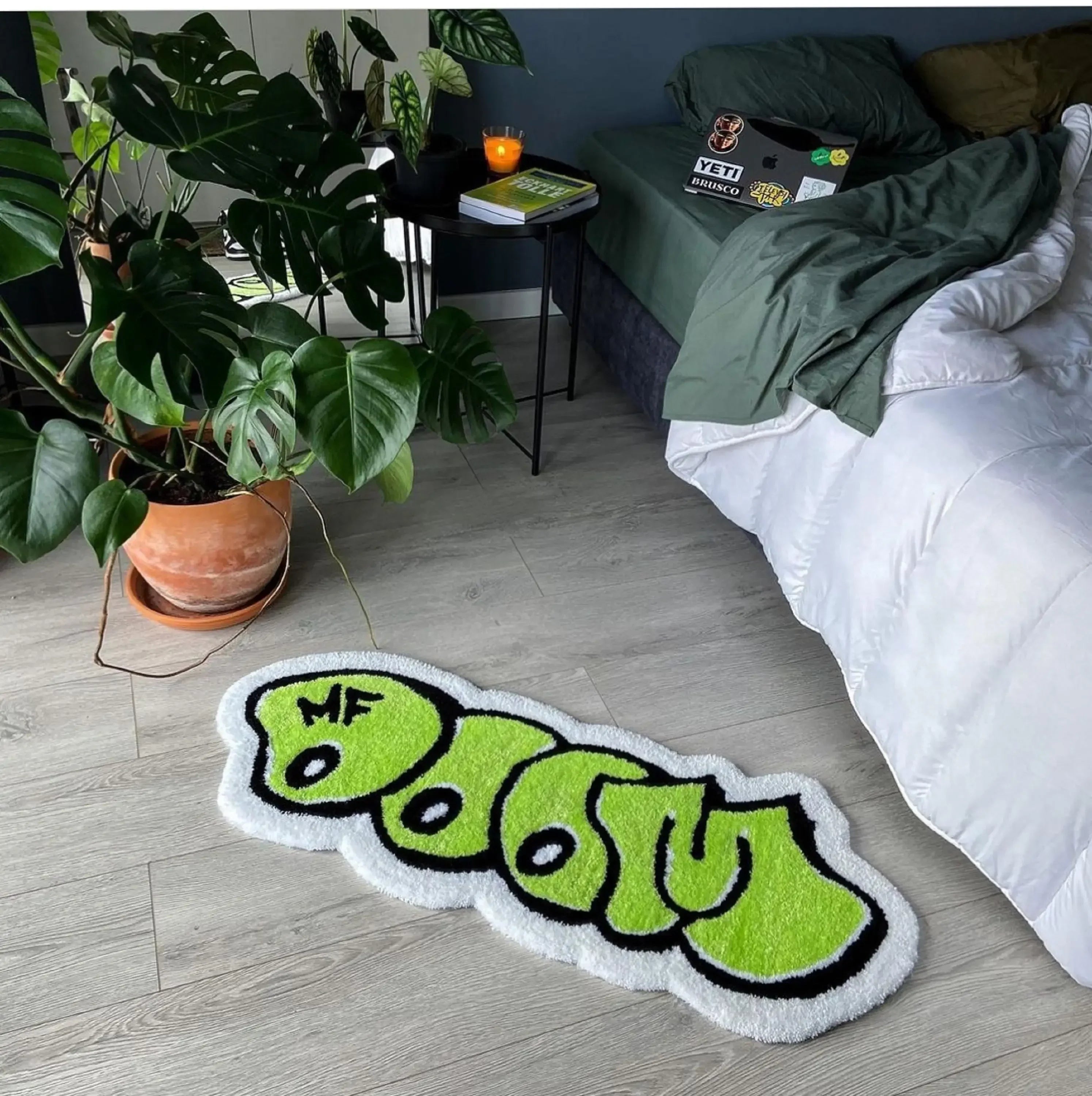 Thick Plush MF DOOM Carpet for Modern Living Room