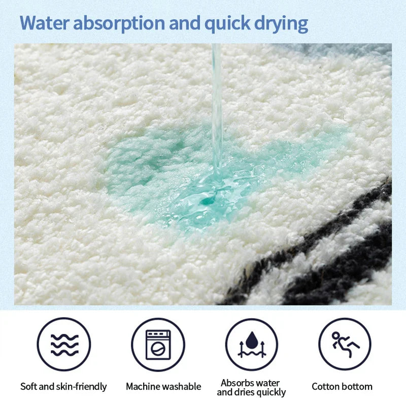 VIKAMA Cartoon Polyester Soft Carpet for Home and Gaming