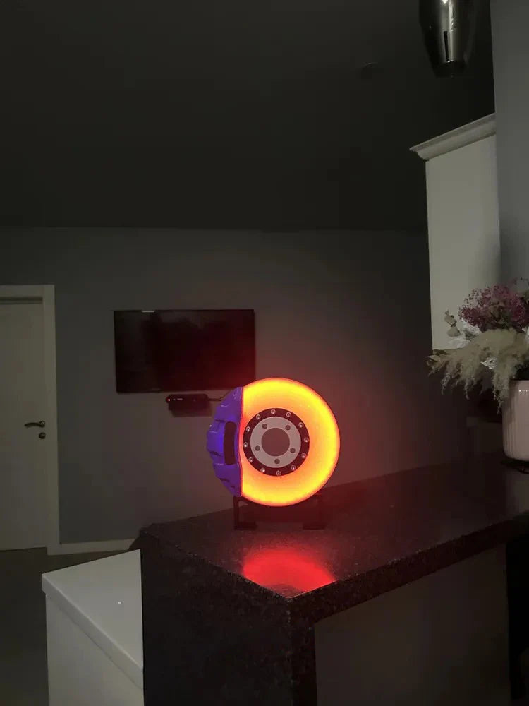 LED Brake Disc Atmosphere Light Handmade Ornament