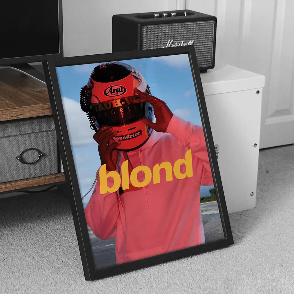 Frank Ocean Canvas Wall Art for Living Room Decor