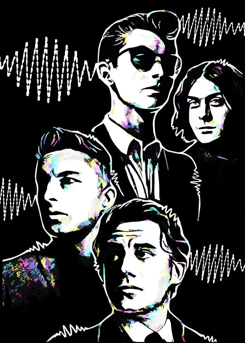 Vintage Arctic Monkeys Canvas Art Posters for Home Decor