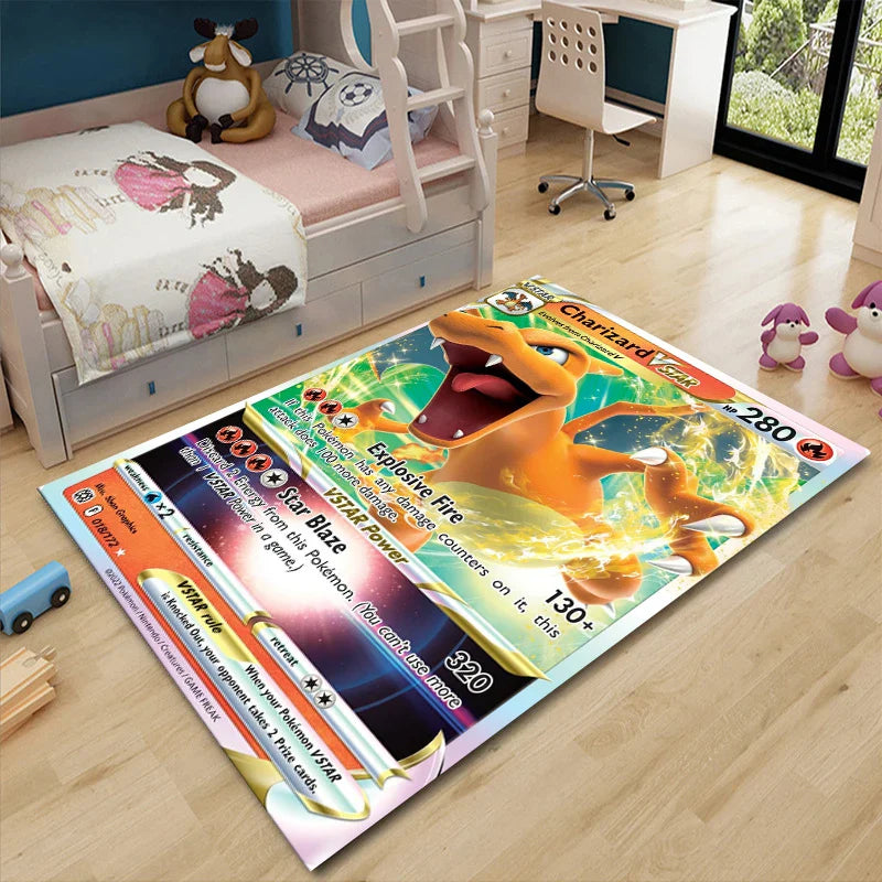 Pikachu Area Carpet Kids Rug for Living Room Decor