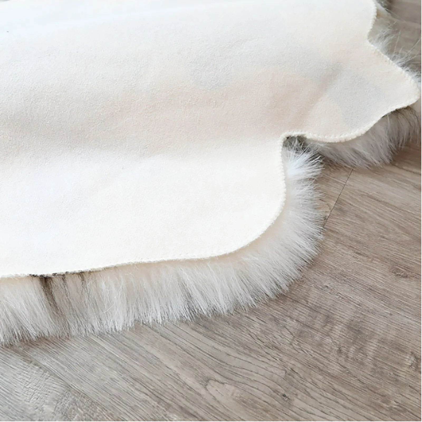 Nordic Faux Fur Reindeer Rug For Kids Play Mat