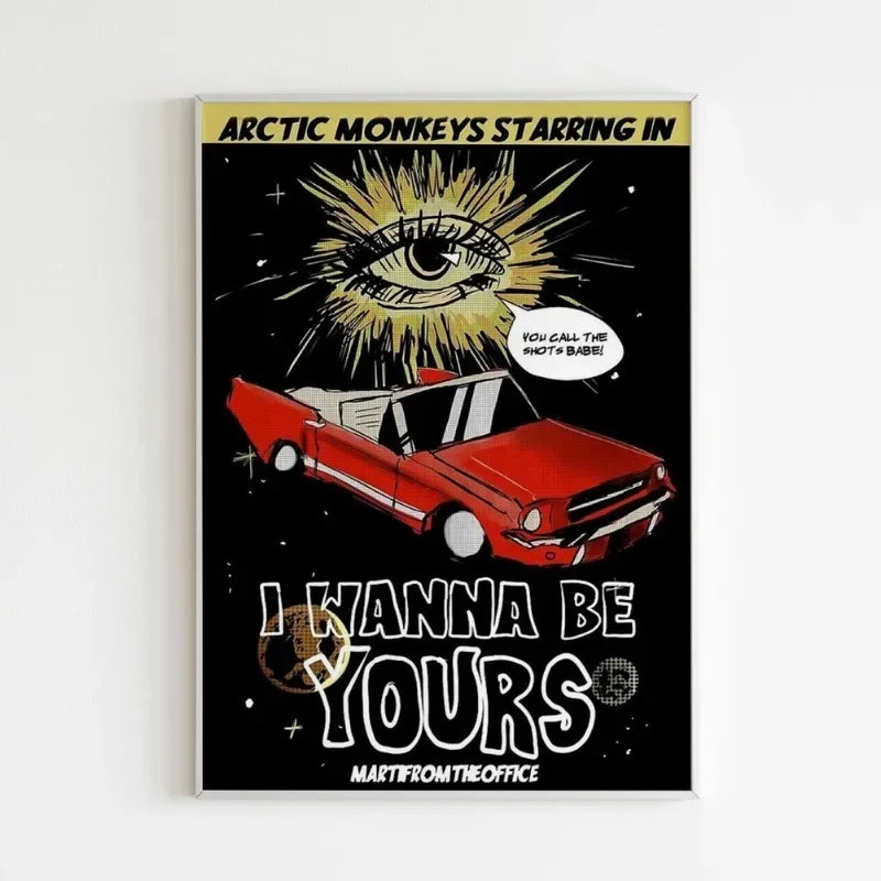 Vintage Arctic Monkeys Canvas Art Posters for Home Decor