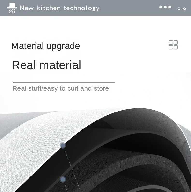 Kitchen Waterproof Non-Skid Absorbent Mat 40x160cm