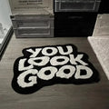 VIKAMA Anti-Slip Faux Cashmere Floor Mats for Home