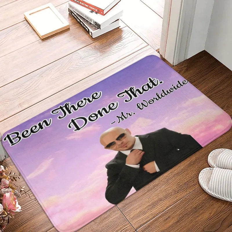 Mr.Worldwide Non Slip Polyester Doormat for Entryway