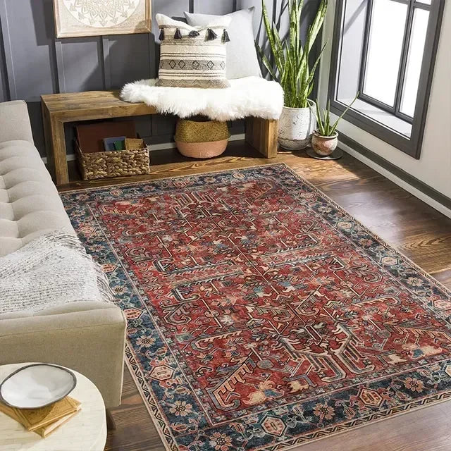 Moroccan Style Washable Carpet for Bedroom and Kitchen