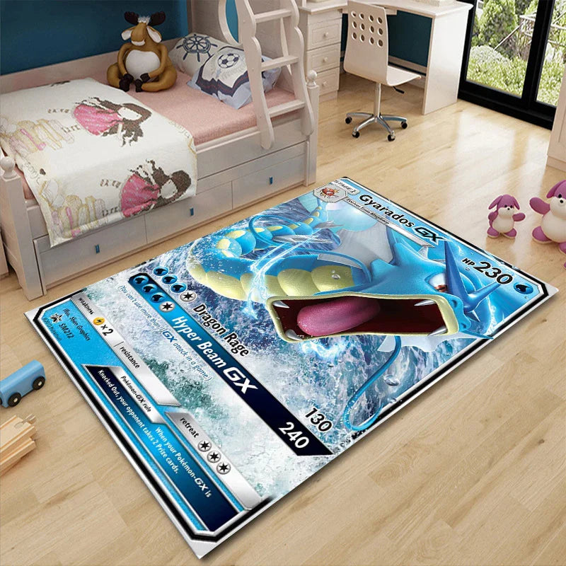 Pikachu Area Carpet Kids Rug for Living Room Decor