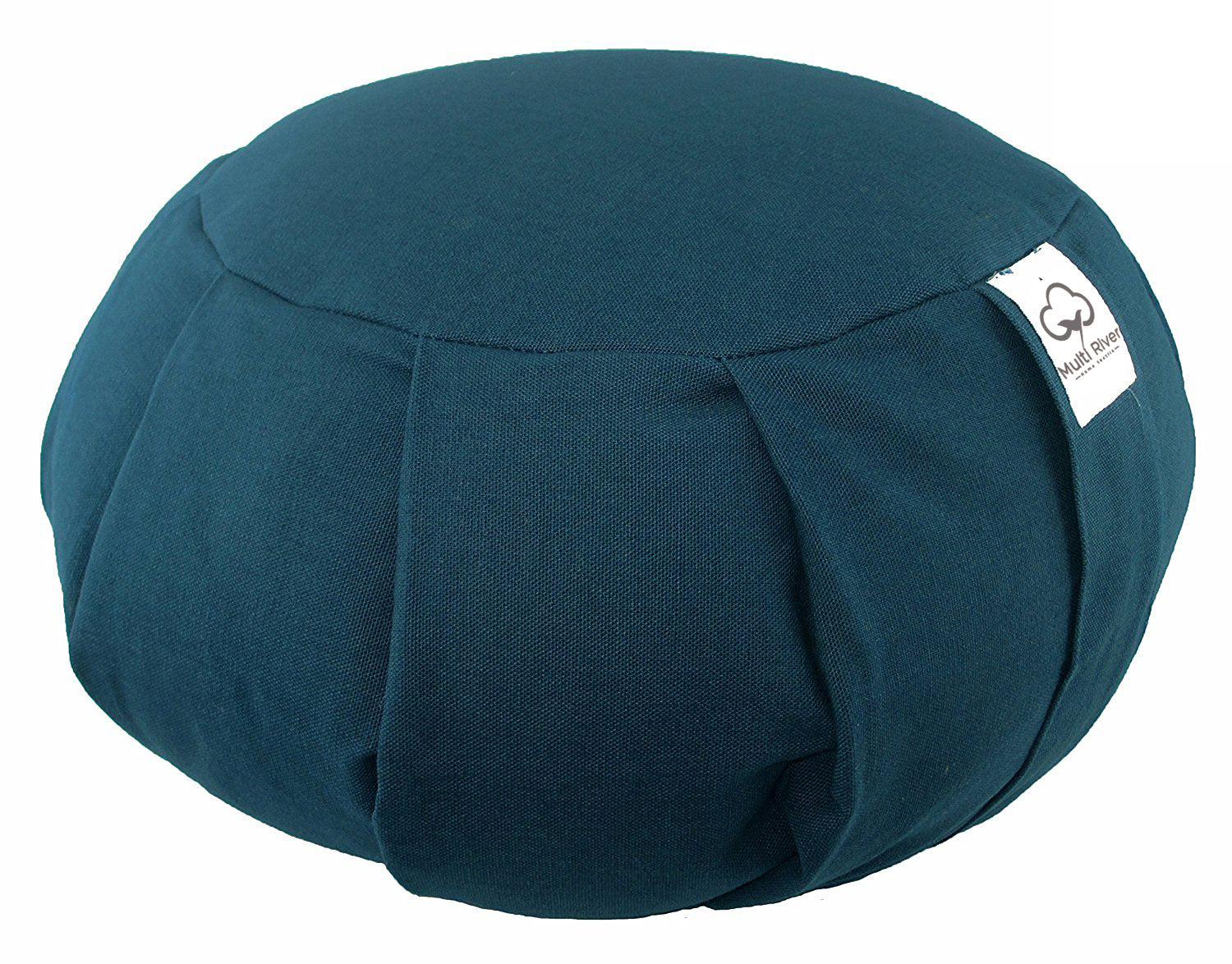 Cotton Meditation Cushion 36cm Black Breathable Yoga